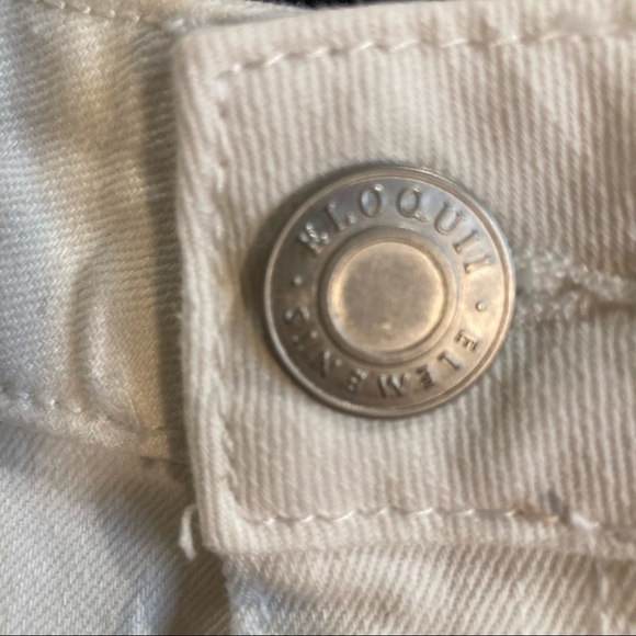 ELOQUII Elements Jeans Sz 16 Wide Leg High Rise Off White Coloured Denim - Picture 4 of 7